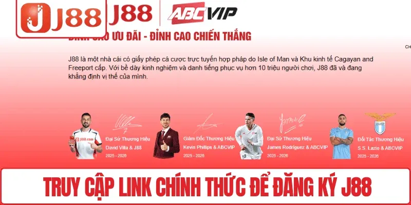 Đăng Ký J88 – Tạo Tài Khoản Nhanh, Bắt Đầu Trải Nghiệm 3 Truy cập link chính thức để đăng ký J88